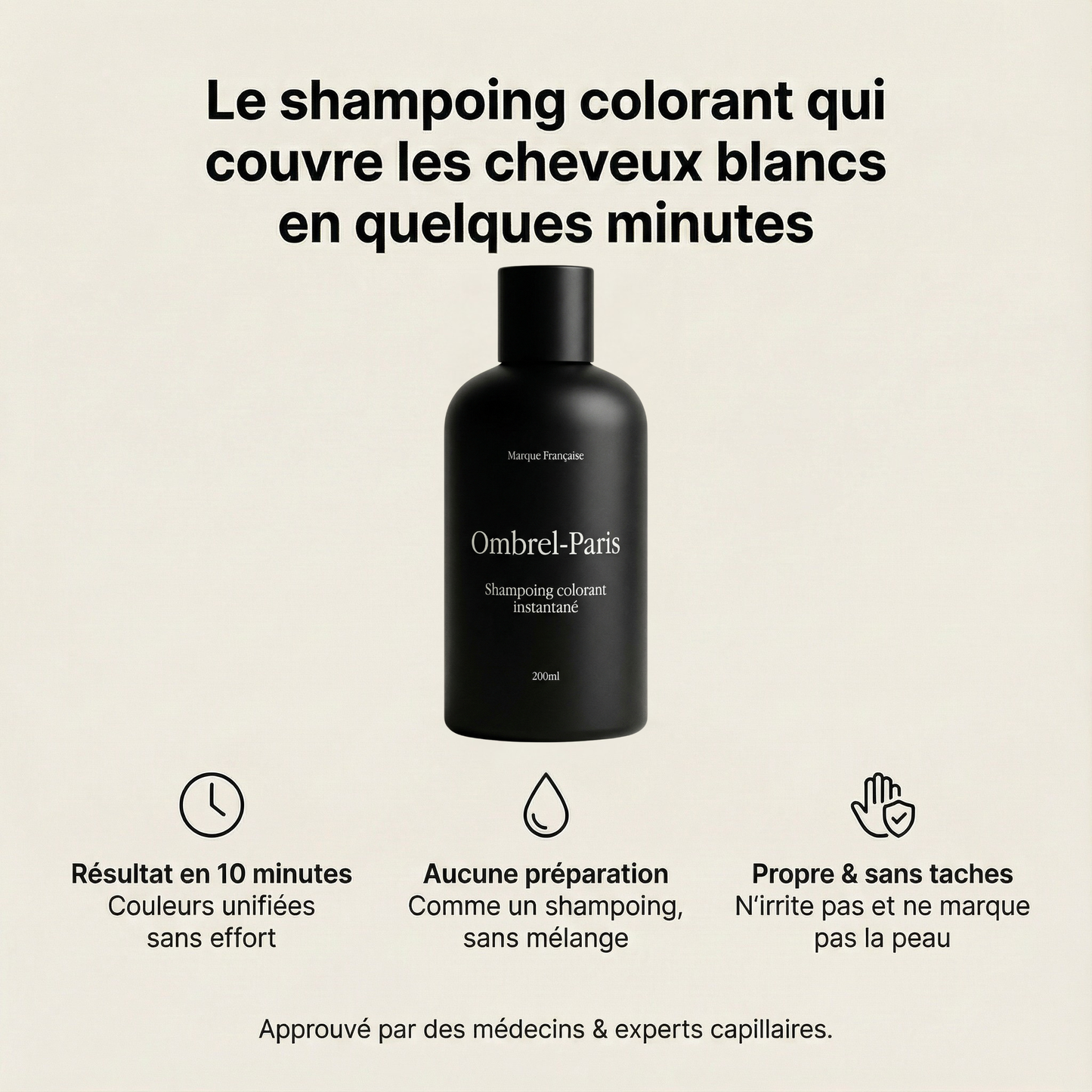 Shampoing colorant instantané Ombrel-Paris