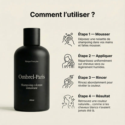 Shampoing colorant instantané Ombrel-Paris